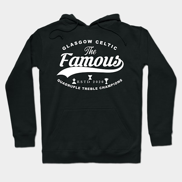 The Famous Glasgow Celtic Quadruple Treble Hoodie by TeesForTims